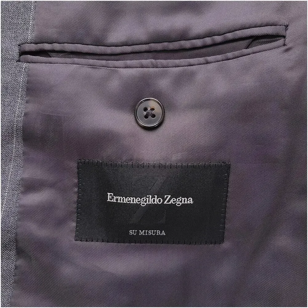 Ermenegildo Zegna gray pinstripe