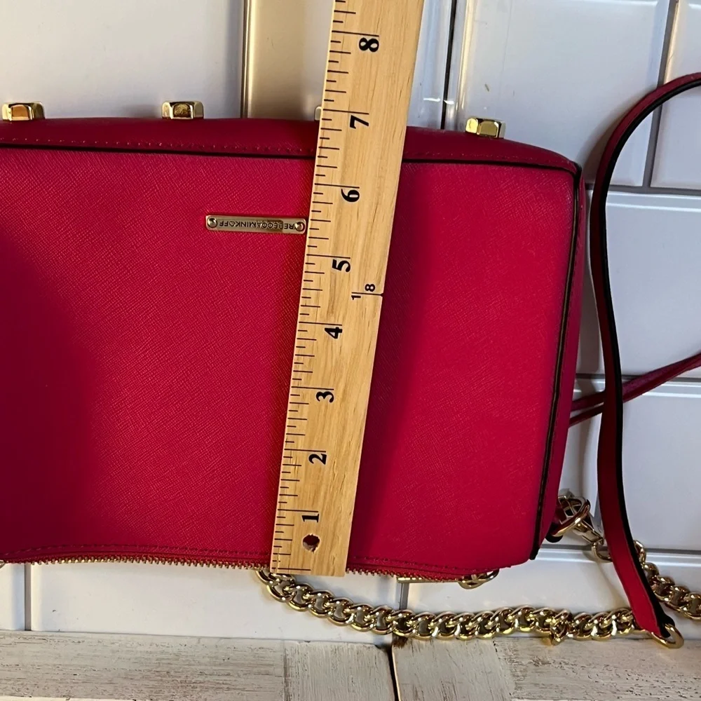 Rebecca Minkoff pink  Crossbody Bag with Gold Chain