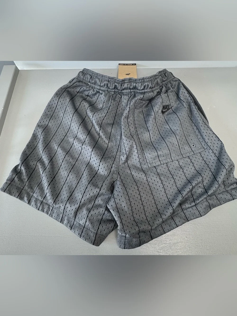 Nike grey pinstriped
