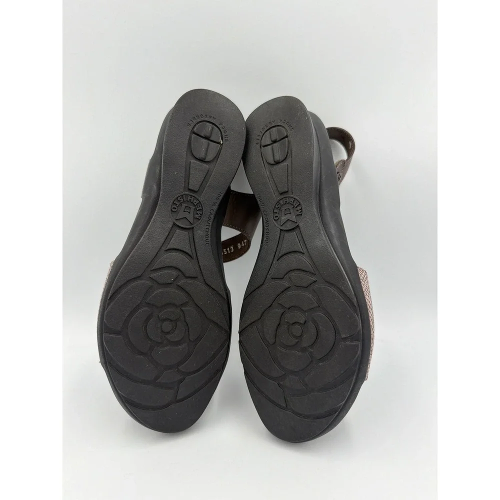 Mephisto taupe footbeds
