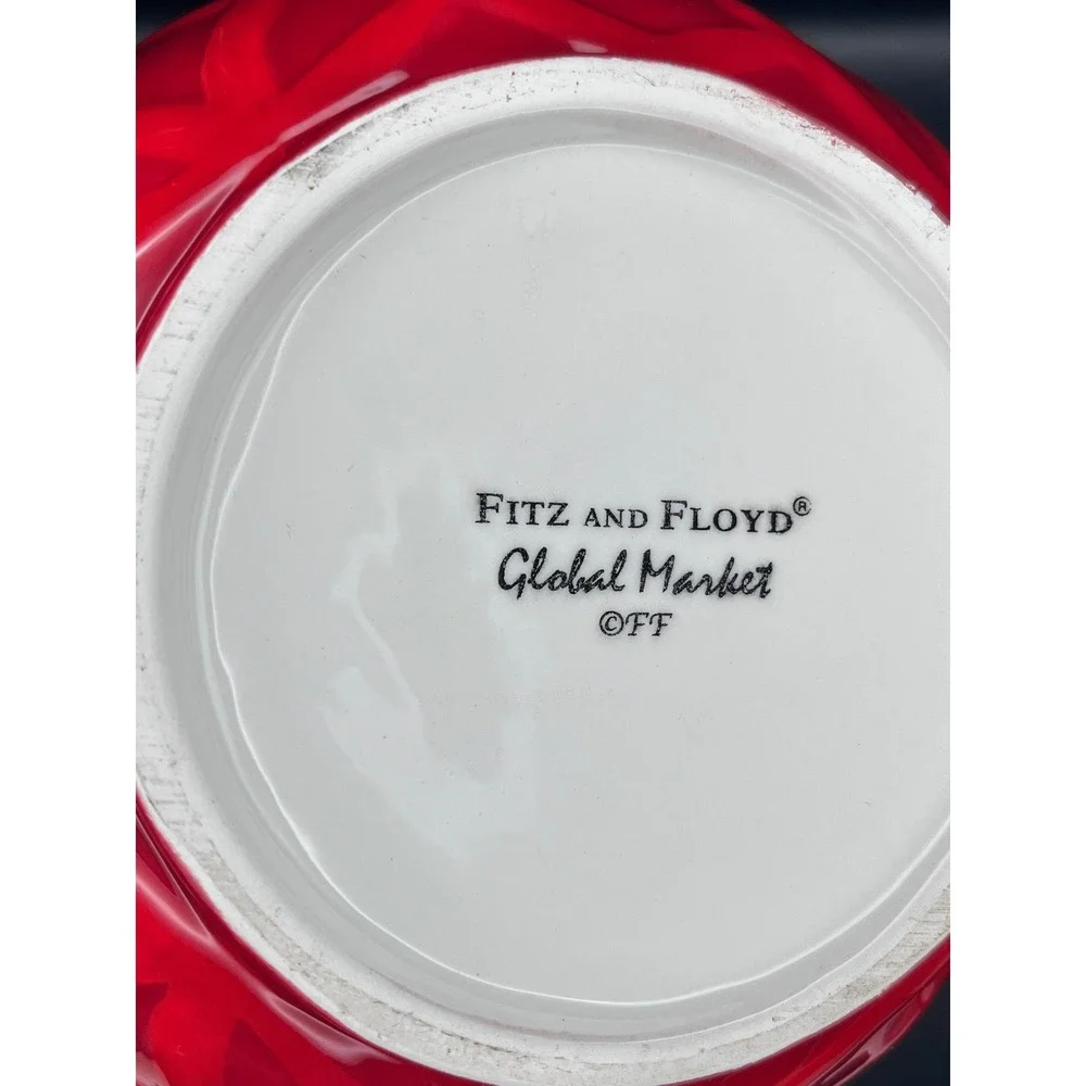 Fitz and Floyd ceramic pitcher