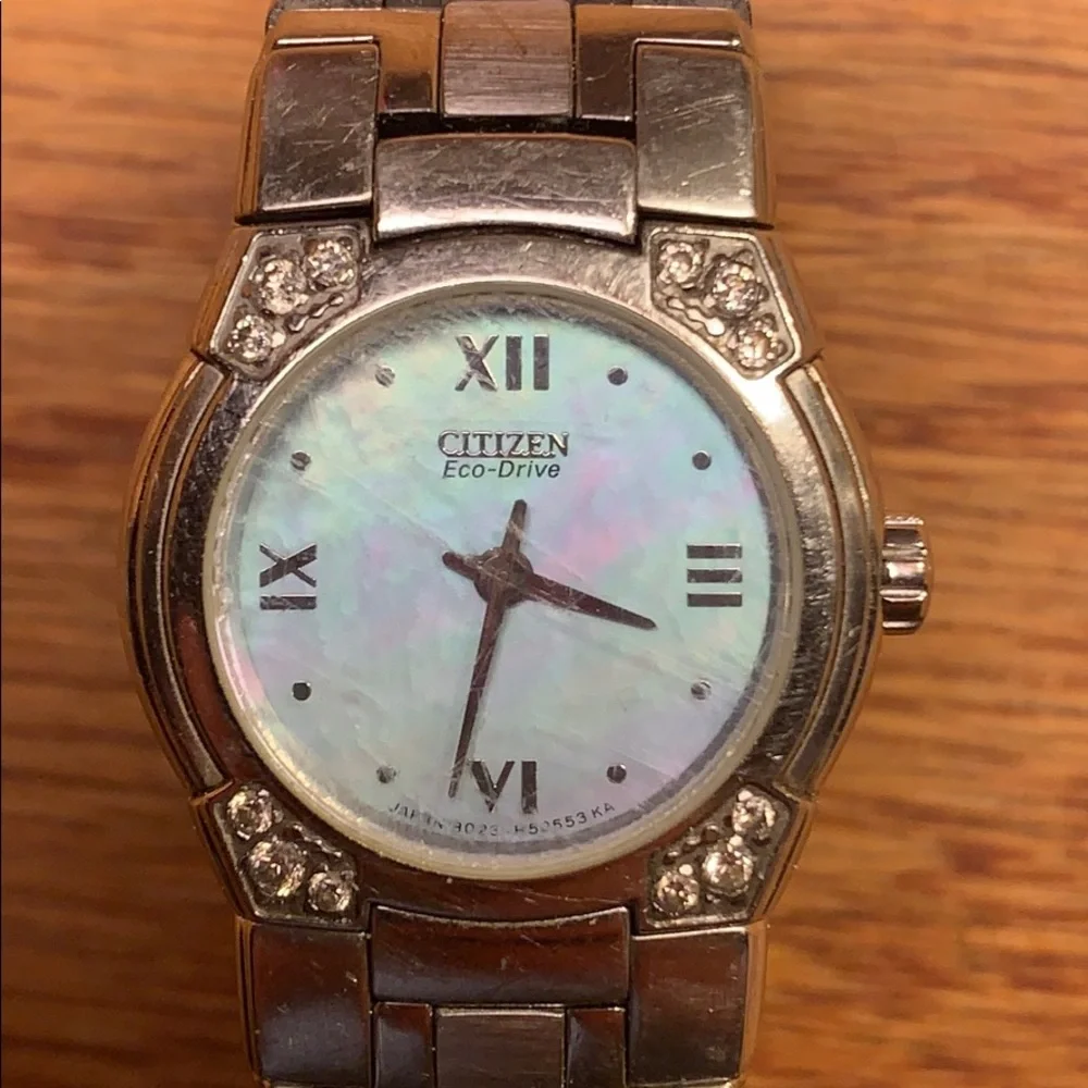 Citizen Eco-drive Diamond Mother of Pearl watch