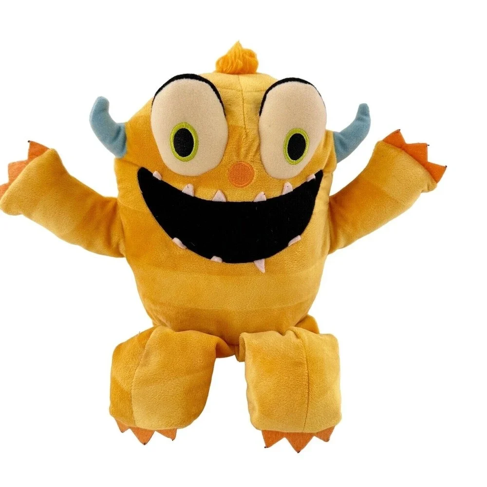 Kohls Cares Yellow Striped Plush Monster‎ Toy Monsters Dont Play With Food a