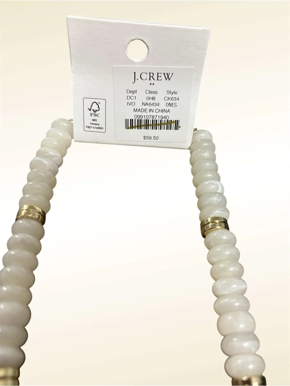 J. Crew crew necklace