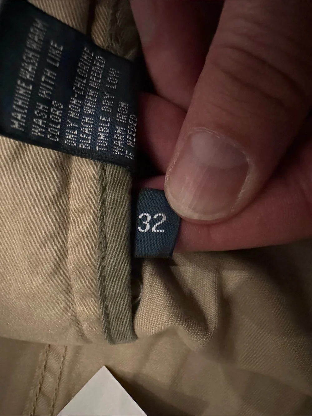 NWT Vintage Polo Ralph Lauren Classic Fit Gellar Cargo Shorts Khaki-Size 32