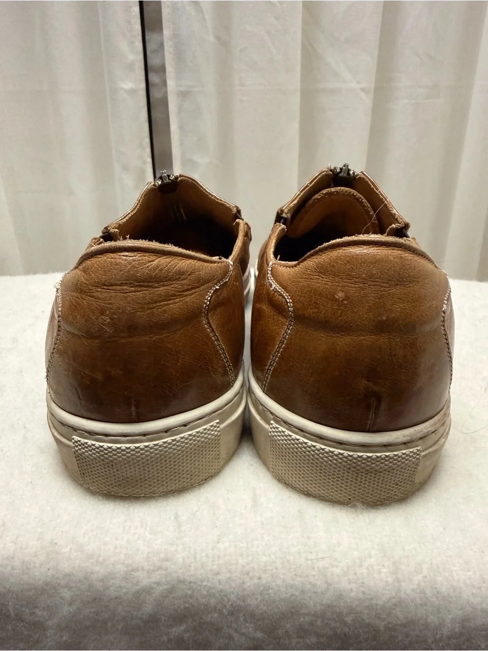 Vintage Peruzzi Italian Front Zip Sneakers