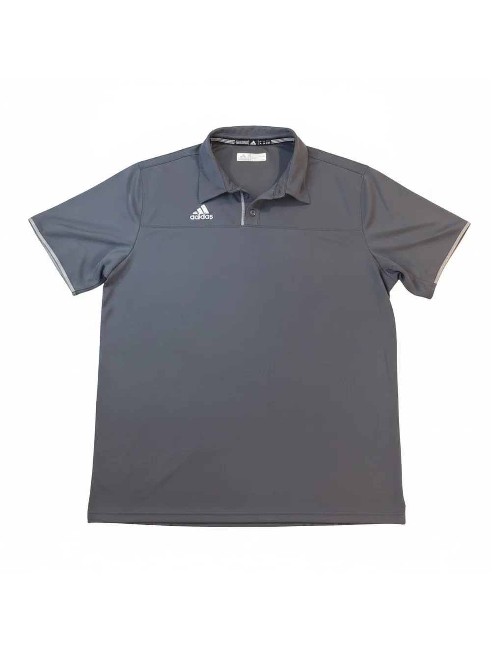 Adidas Men's Gray Polo Shirt Size XL