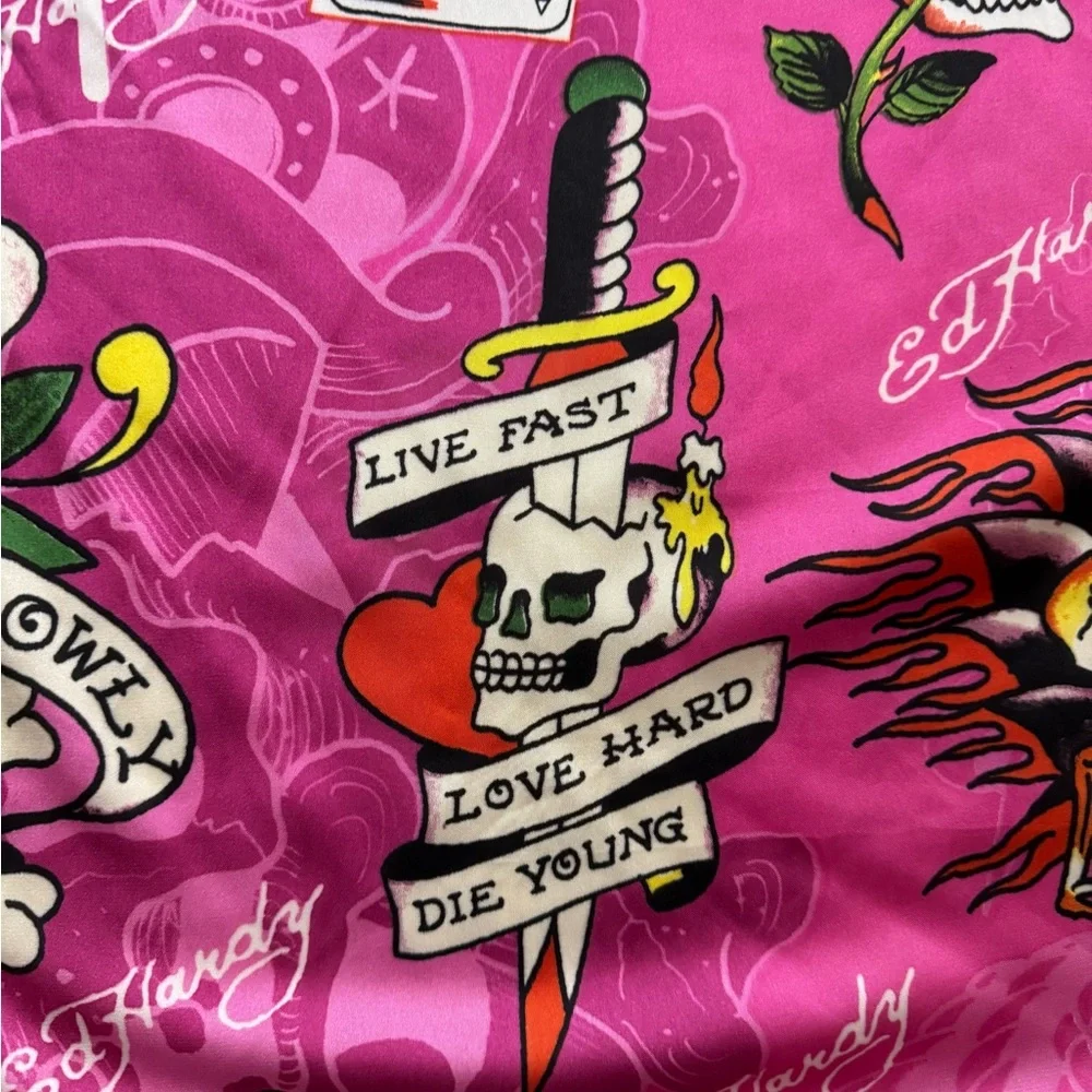 Ed Hardy featuring worn