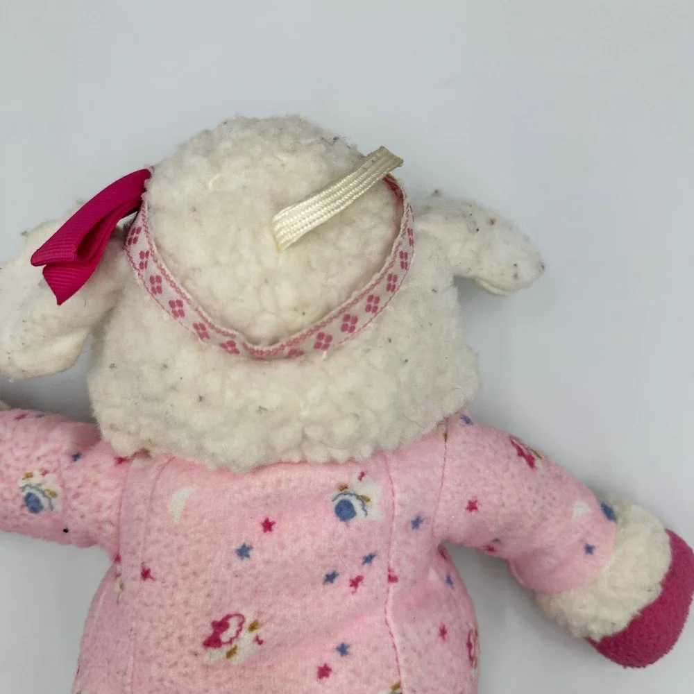Vintage 1990 Baby Lamb Chop Plush Shari Lewis Target Exclusive Pink Pajamas 10
