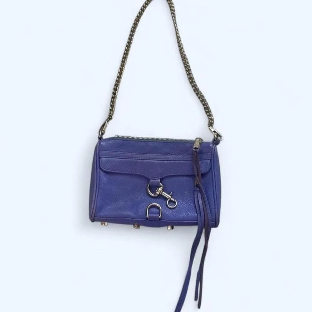 Leather mini MAC shoulder‎ bag by Rebecca Minkoff