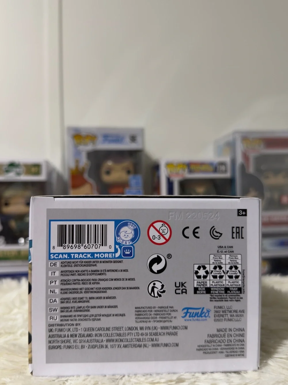 Funko back box