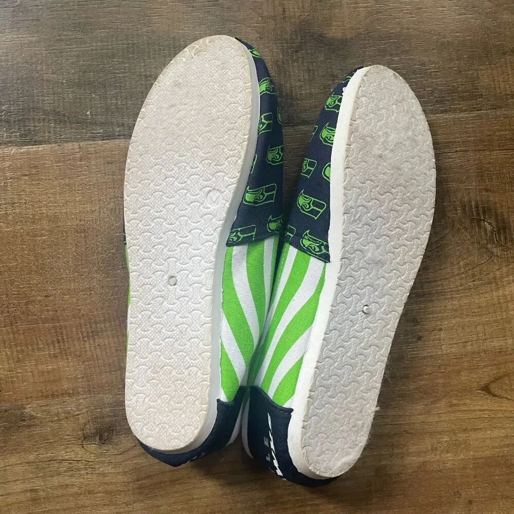 Seattle Seahawks Women's Canvas Flats — Size Medium — New Condition‎