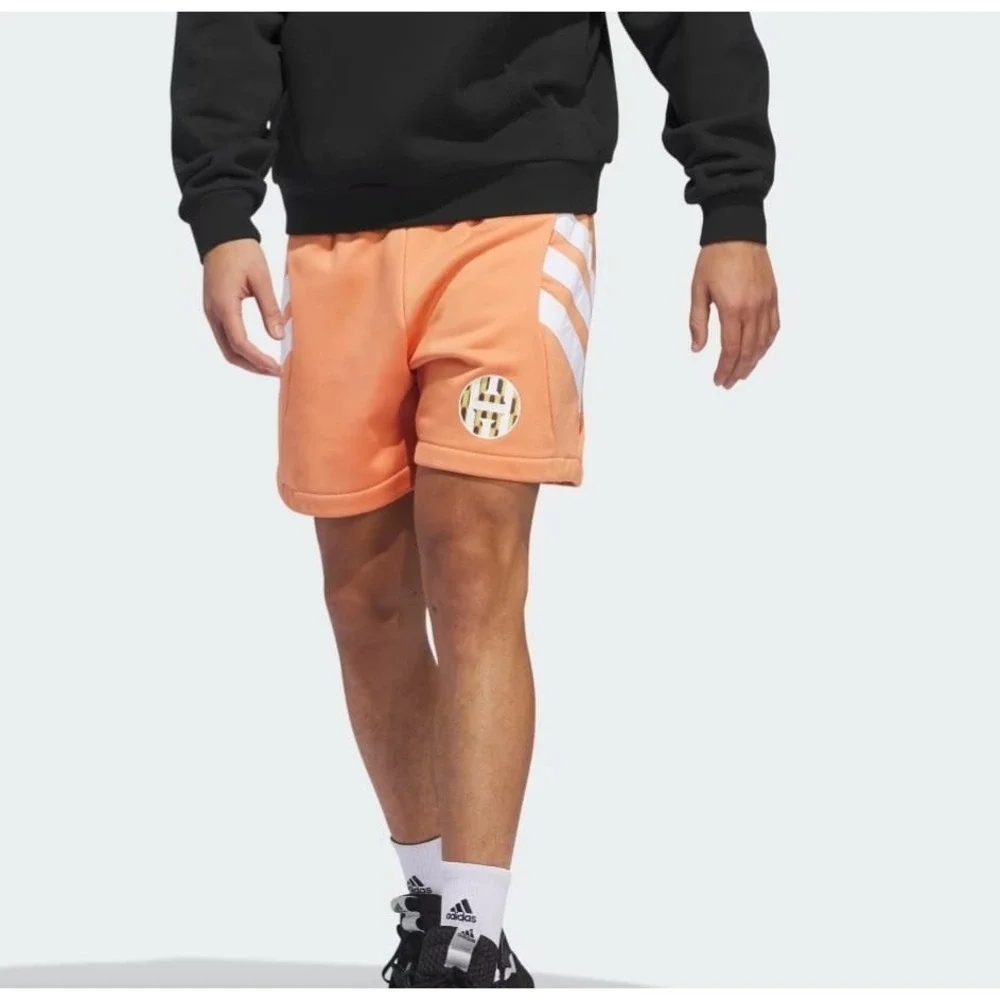 Adidas James Harden Sweat Shorts Basketball Mens L‎ 5
