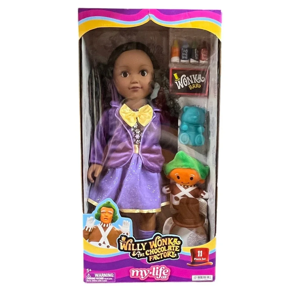 My Life As Willy Wonka And The Chocolate Factory 11‎ Piece Doll Set Dark Skin