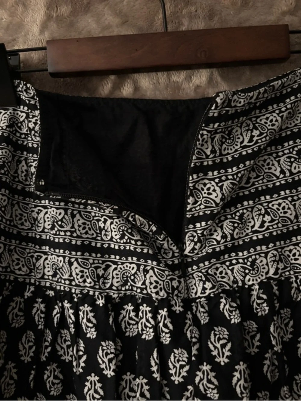 Chaps tiered skirt