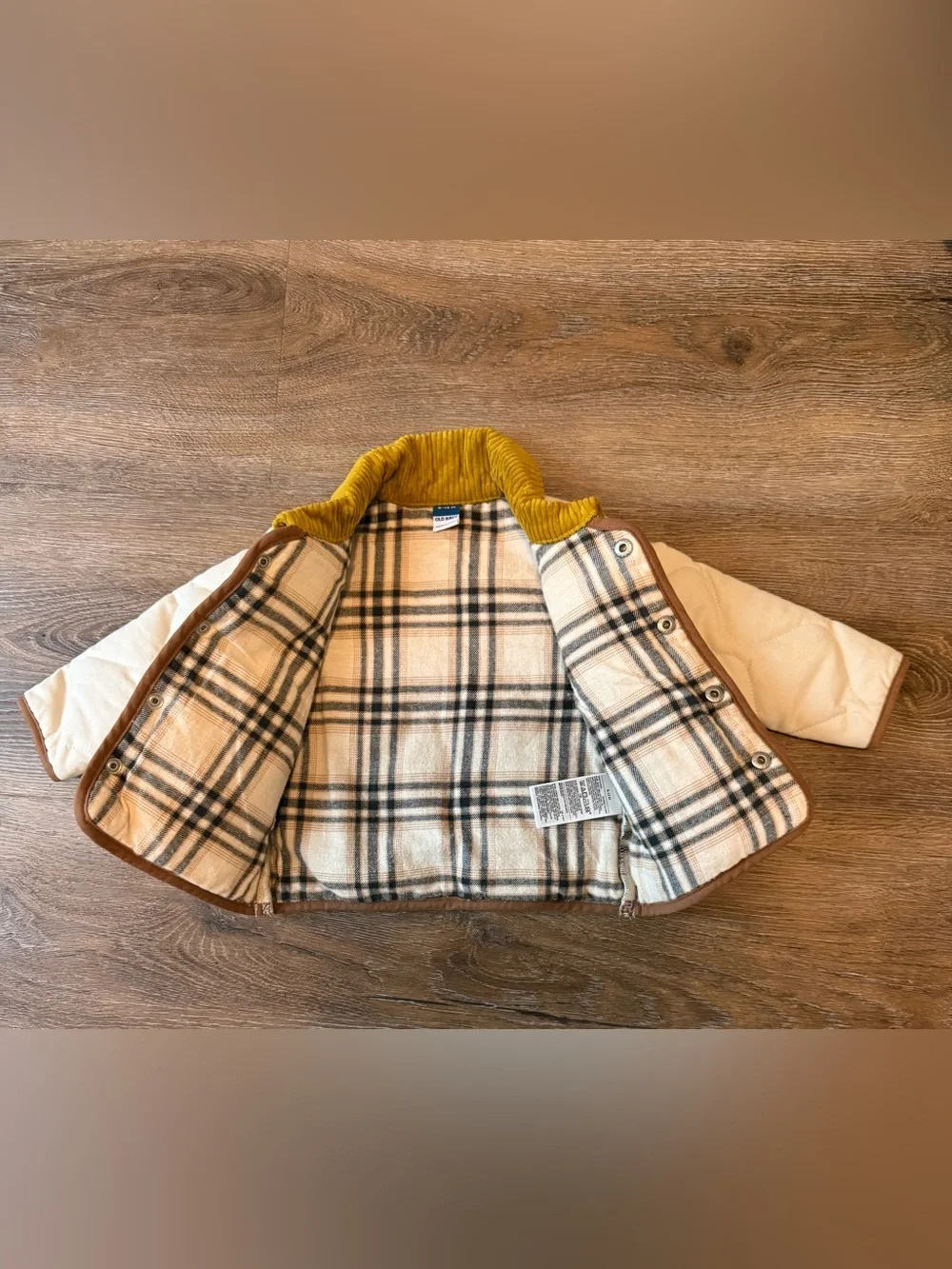 Old Navy quilted cream