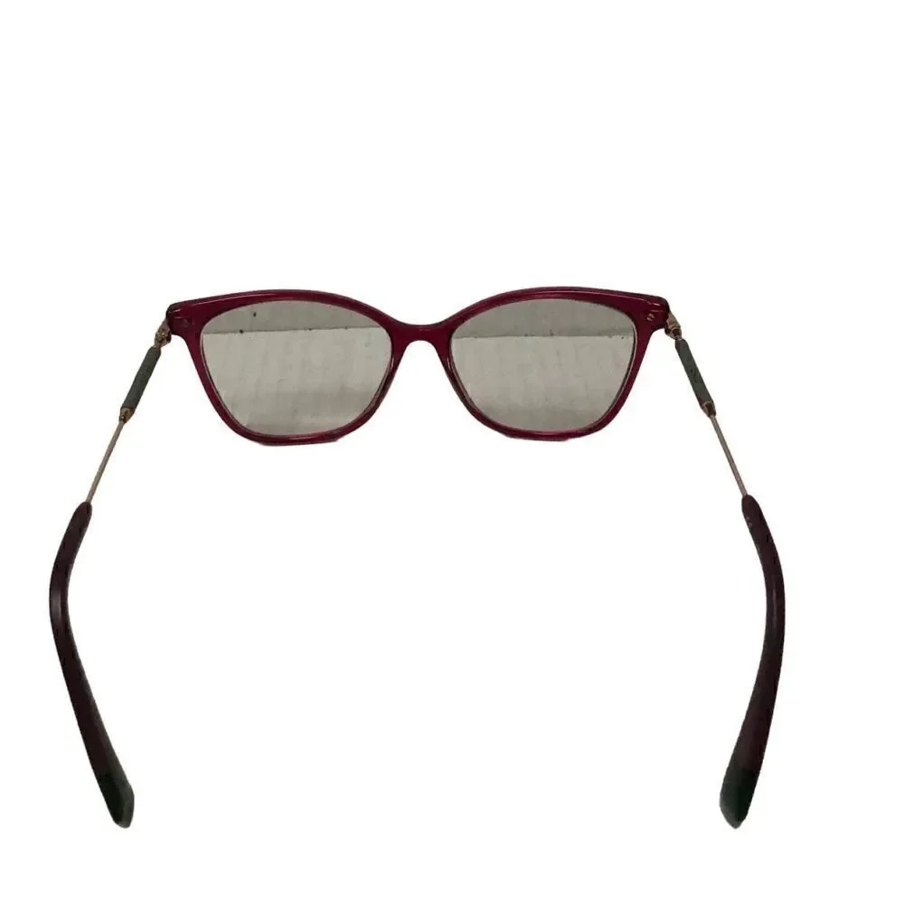 FURLA Cat eye‎ raspberry pink plastic & wire glasses frames VFU298