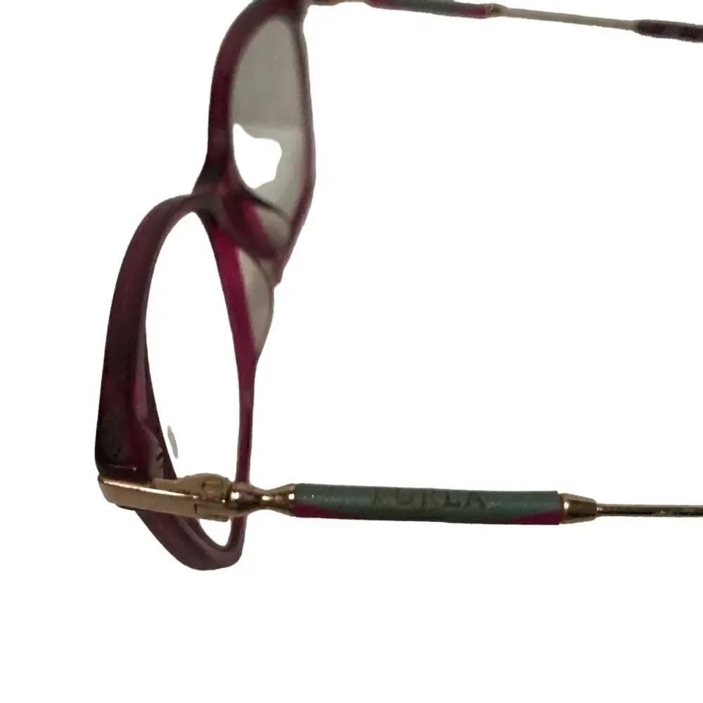 FURLA Cat eye‎ raspberry pink plastic & wire glasses frames VFU298