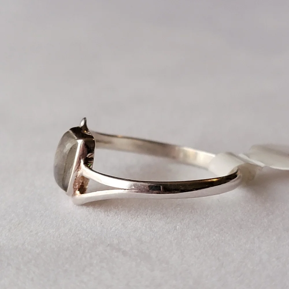 925 Sterling Silver dainty split