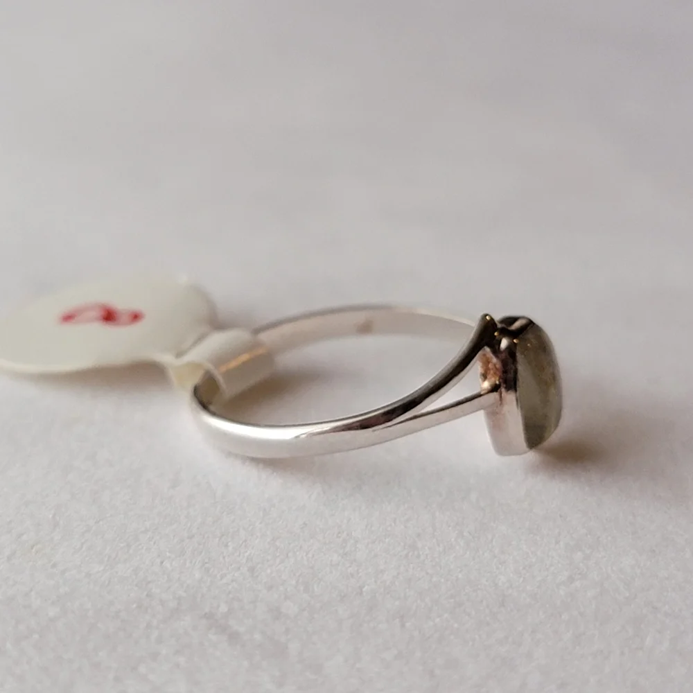 925 Sterling Silver dainty split