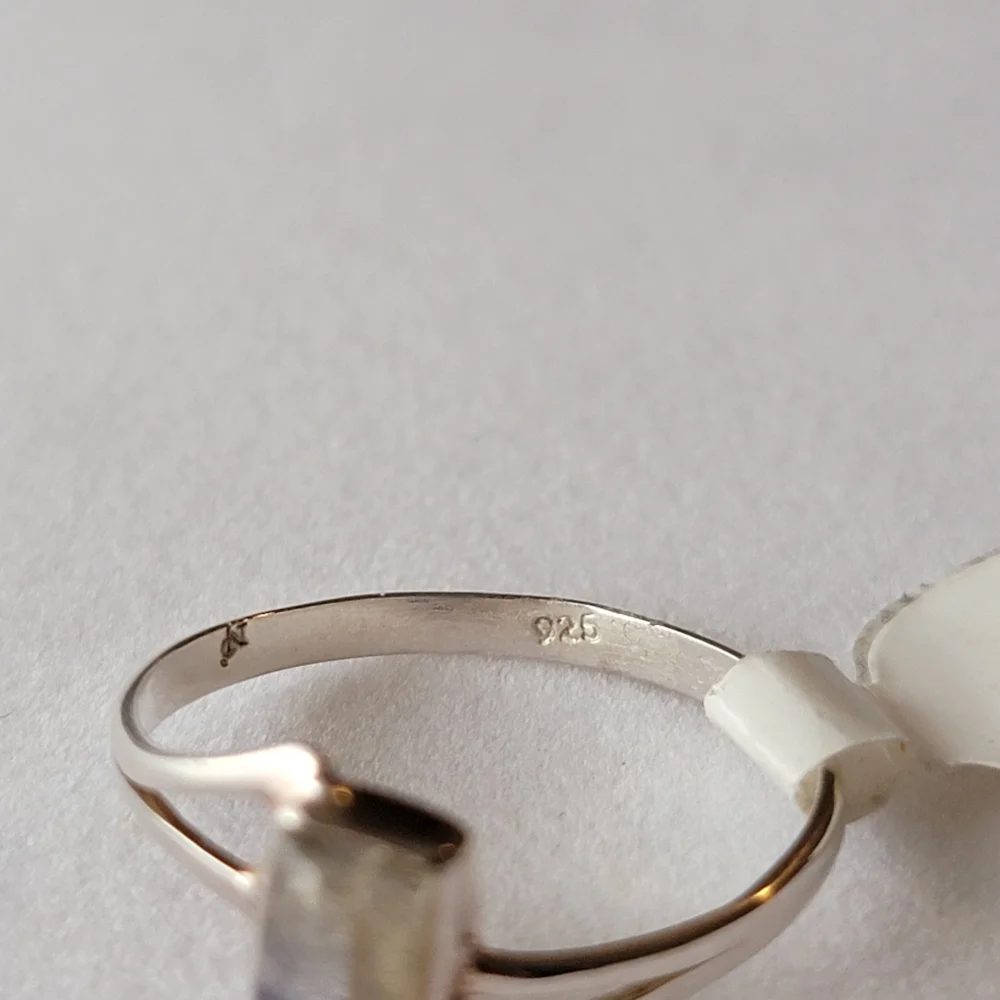 925 Sterling Silver dainty split