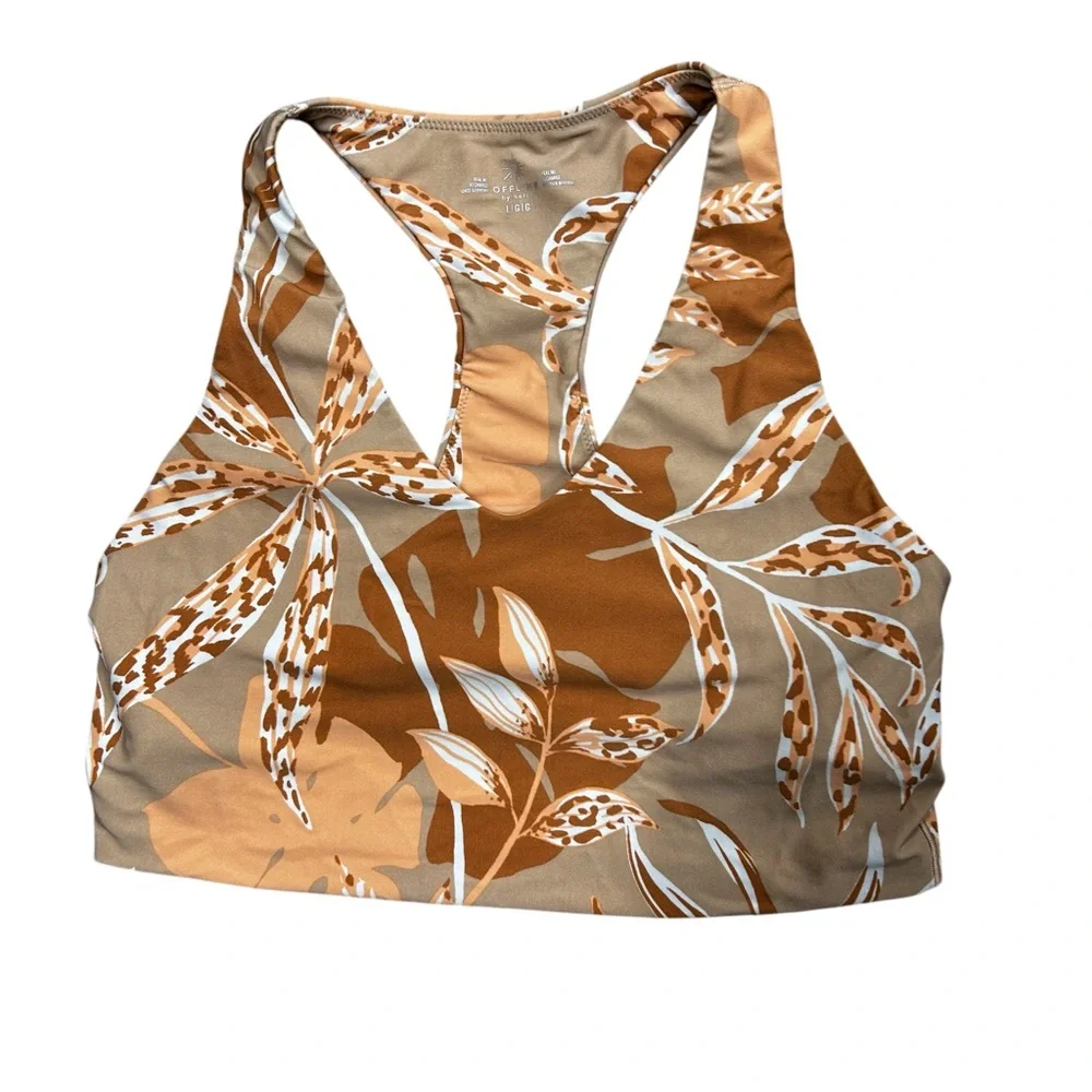 Aerie Offline Real Me Recharge Sports Bra‎ Women Large Least Support