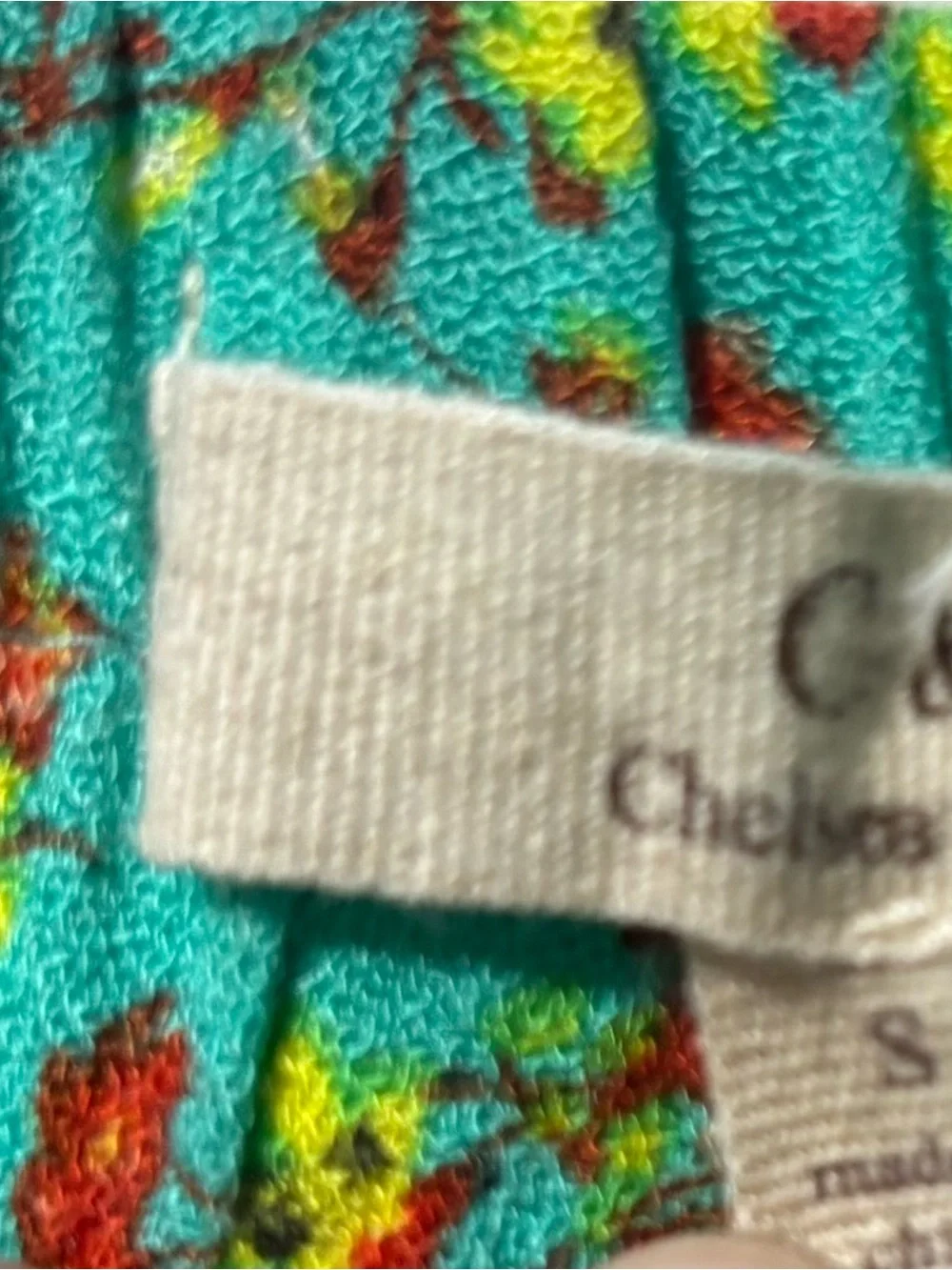 Chelsea & Violet bright teal