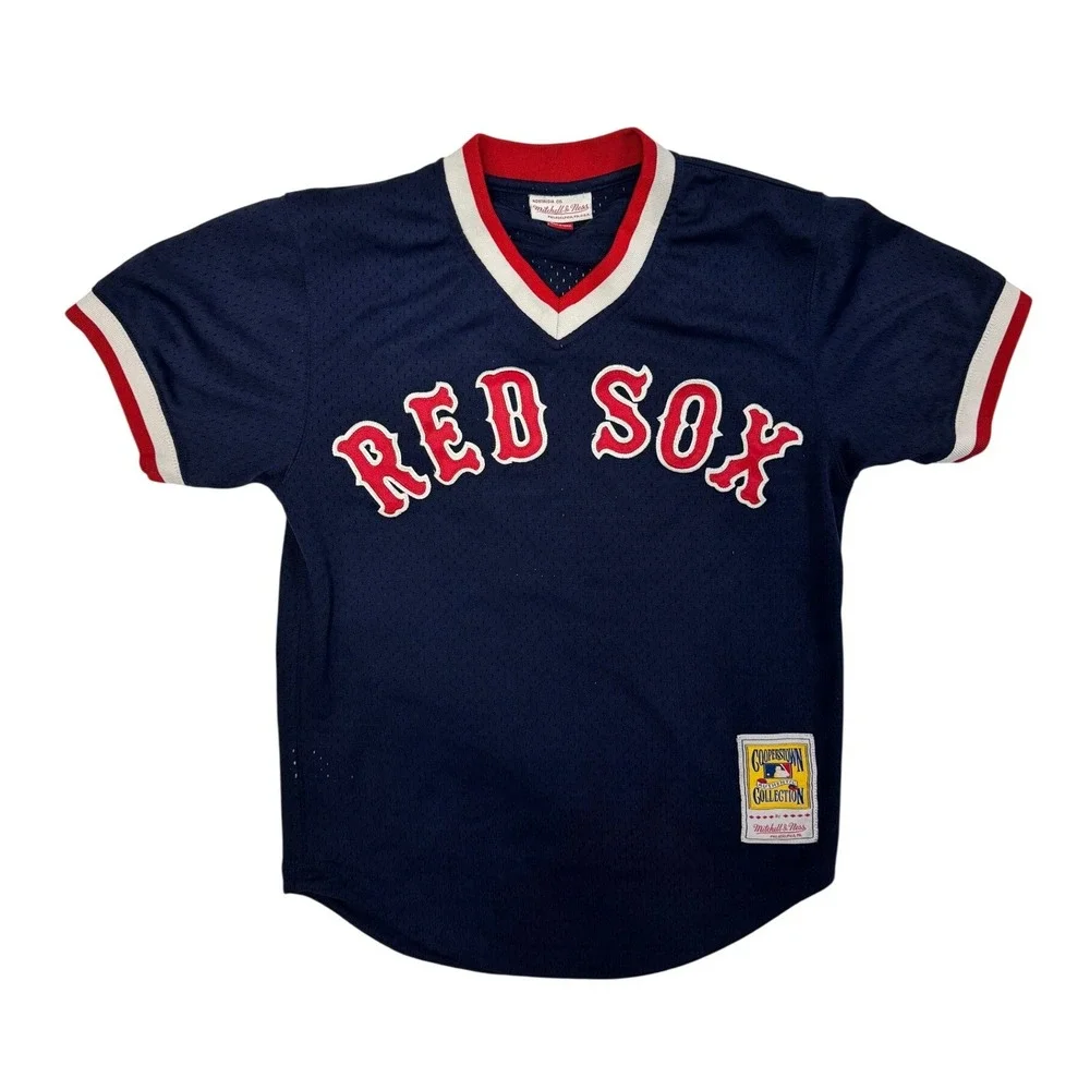Mitchell & Ness Boston Red Sox Ted Williams‎ #9 Jersey Navy Blue Mens Small 36
