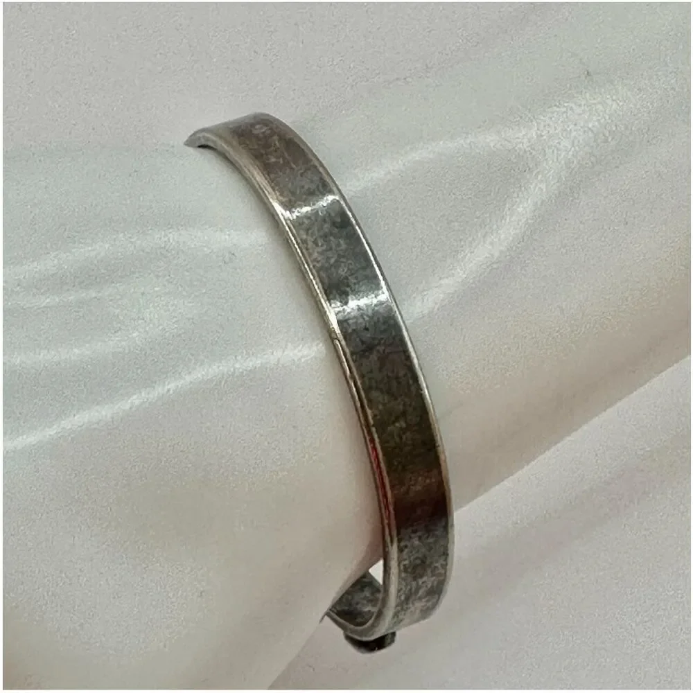 Until there's a cure  HIV  awareness silver  cuff bracelet