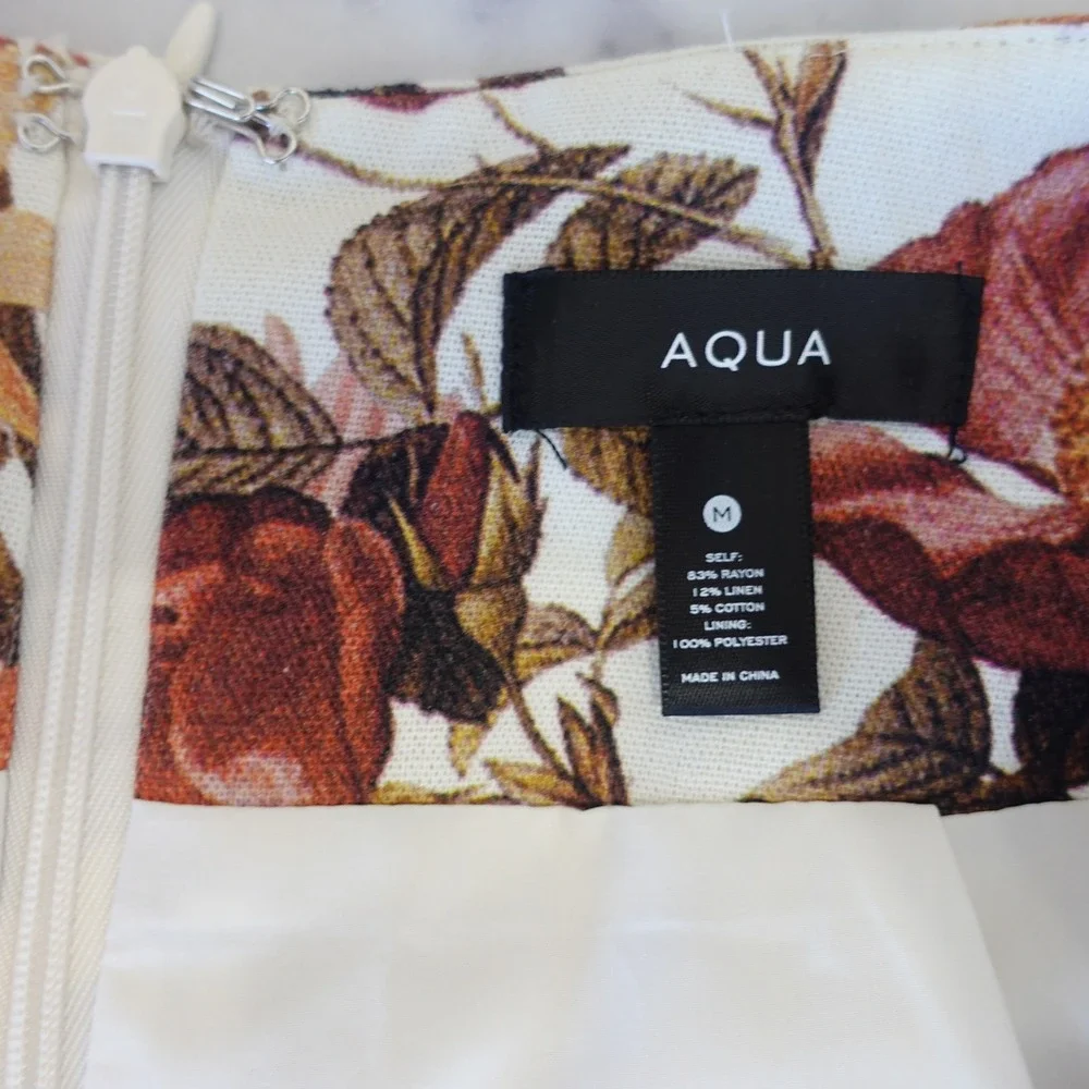 Aqua floral high