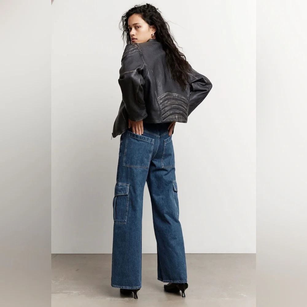 & Another Stories Relaxed Cargo‎ Jeans Size 0