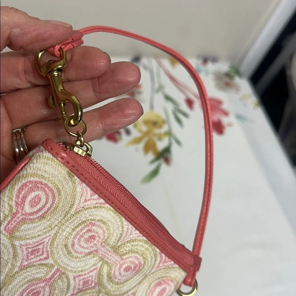 Coach chic wristlet