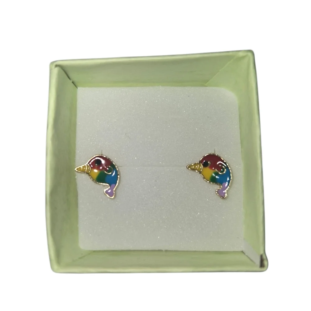 Multicolor‎ Bird Earrings