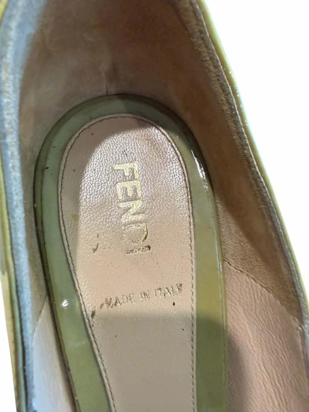 Fendi patent leather