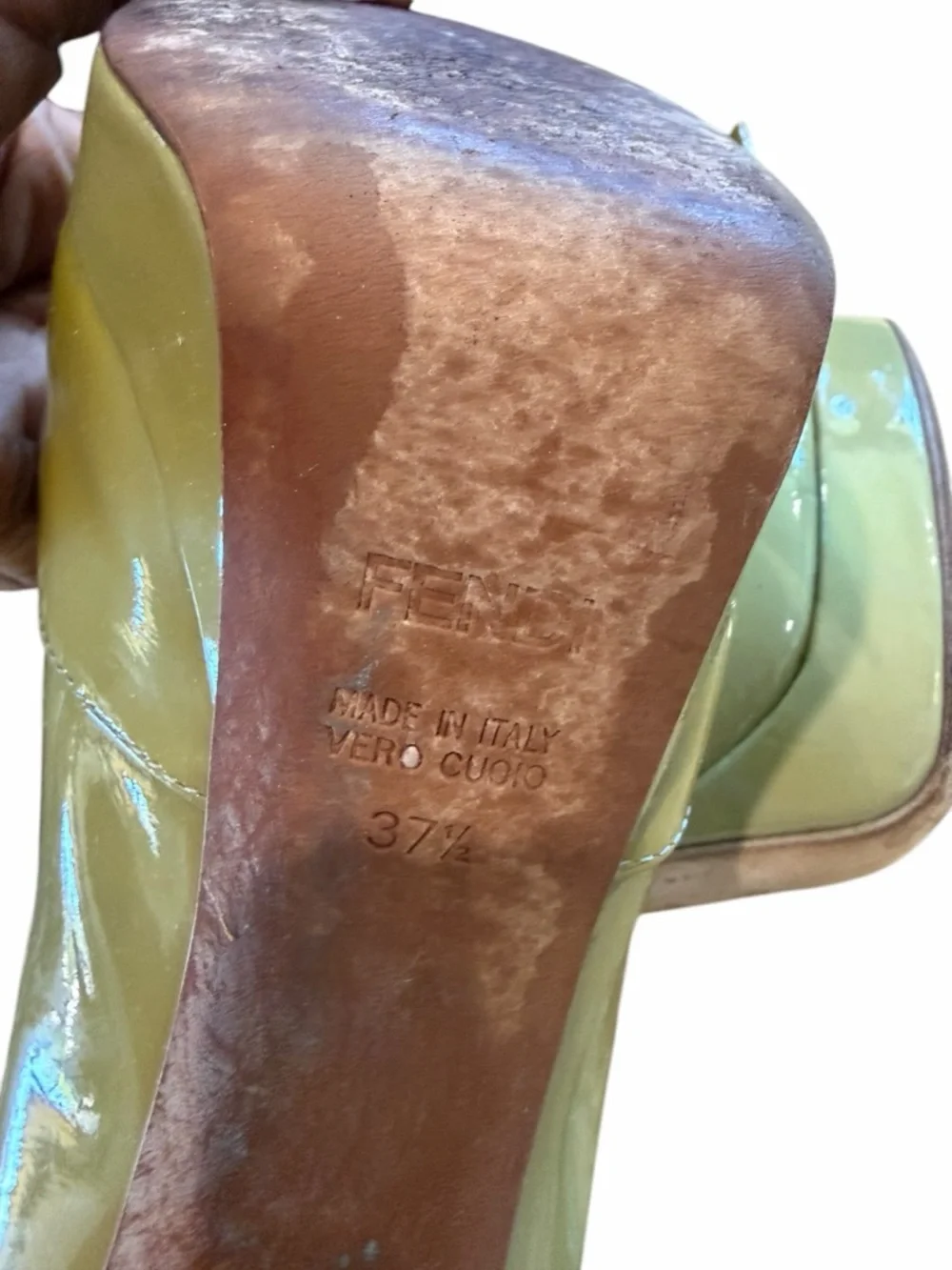 Fendi patent leather