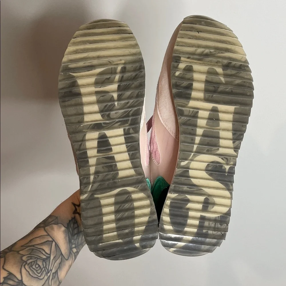 HOFF | Women’s Pink Suede Fantasy Trainer Sneakers Size 7.5