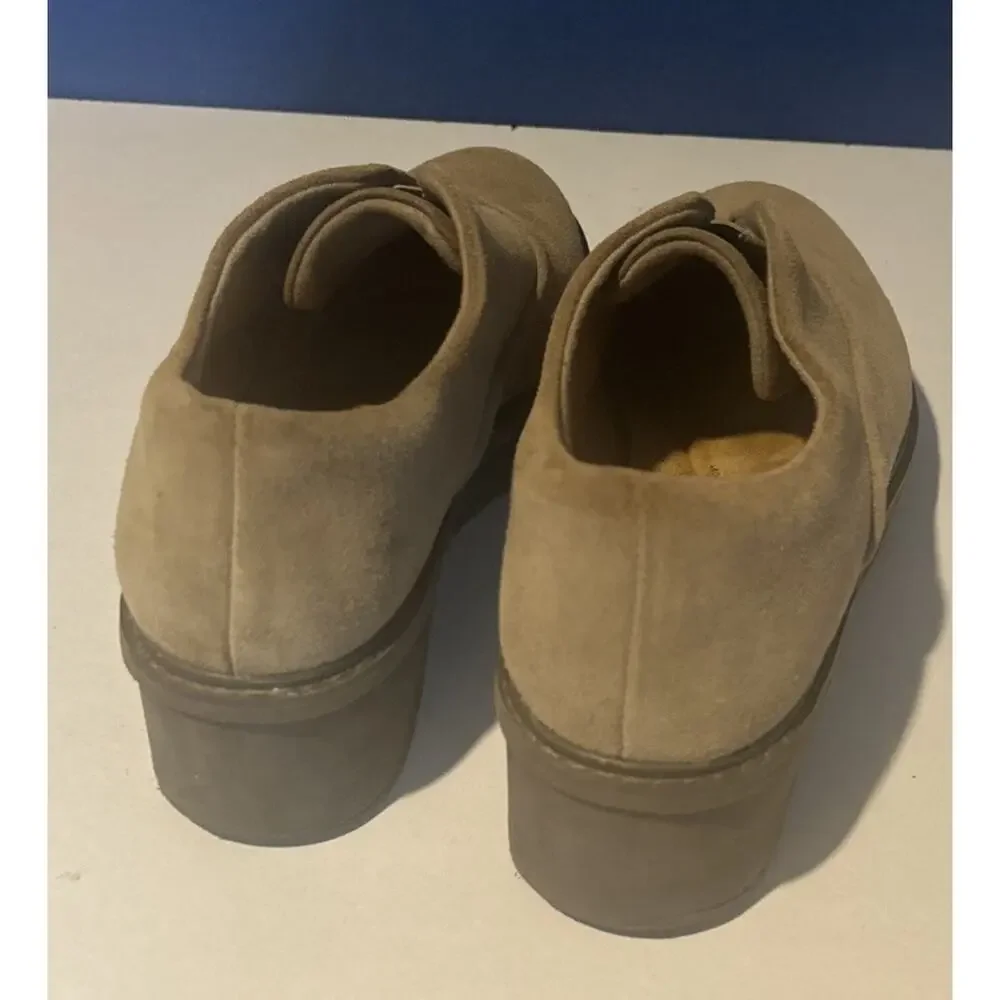 Clarks Airabell Sky Women’s 10M Taupe Nubuck Slip On Comfort Loafers
