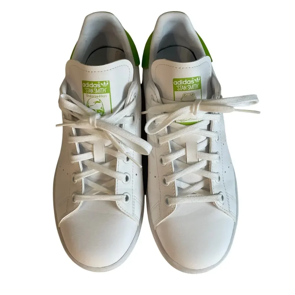 Adidas Muppets Boys Kermit the Frog Athletic Shoes Sneakers Unisex Youth Sz 4.5