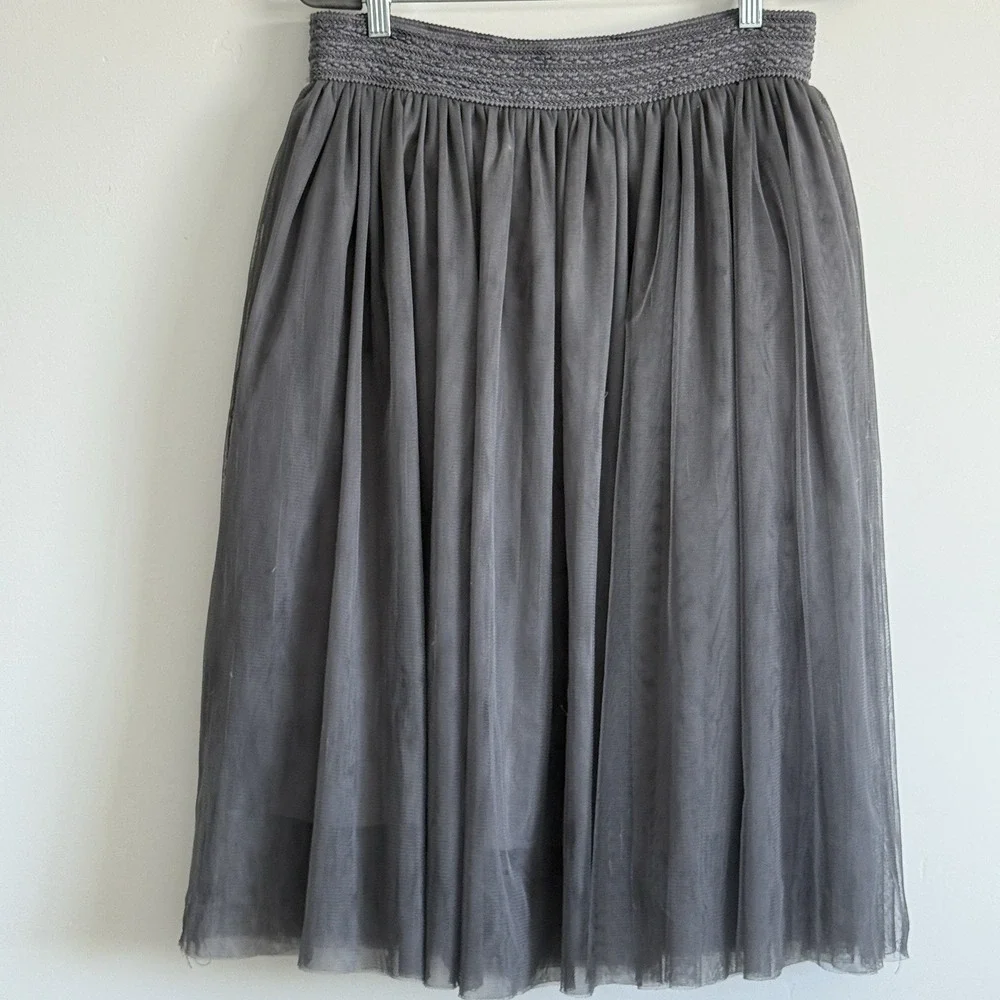 Mesh Skirt Fairy Nature‎ Woman L chic Classic Poet church modest indie party