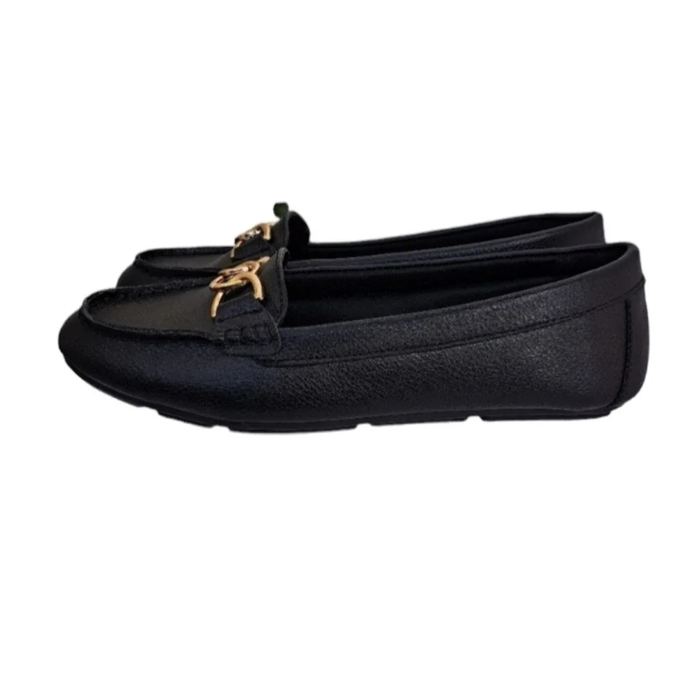 Ellen Tracy Women's‎ Flat Black Shoes 8M