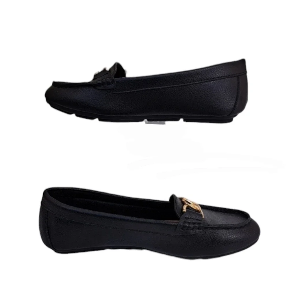 Ellen Tracy Women's‎ Flat Black Shoes 8M