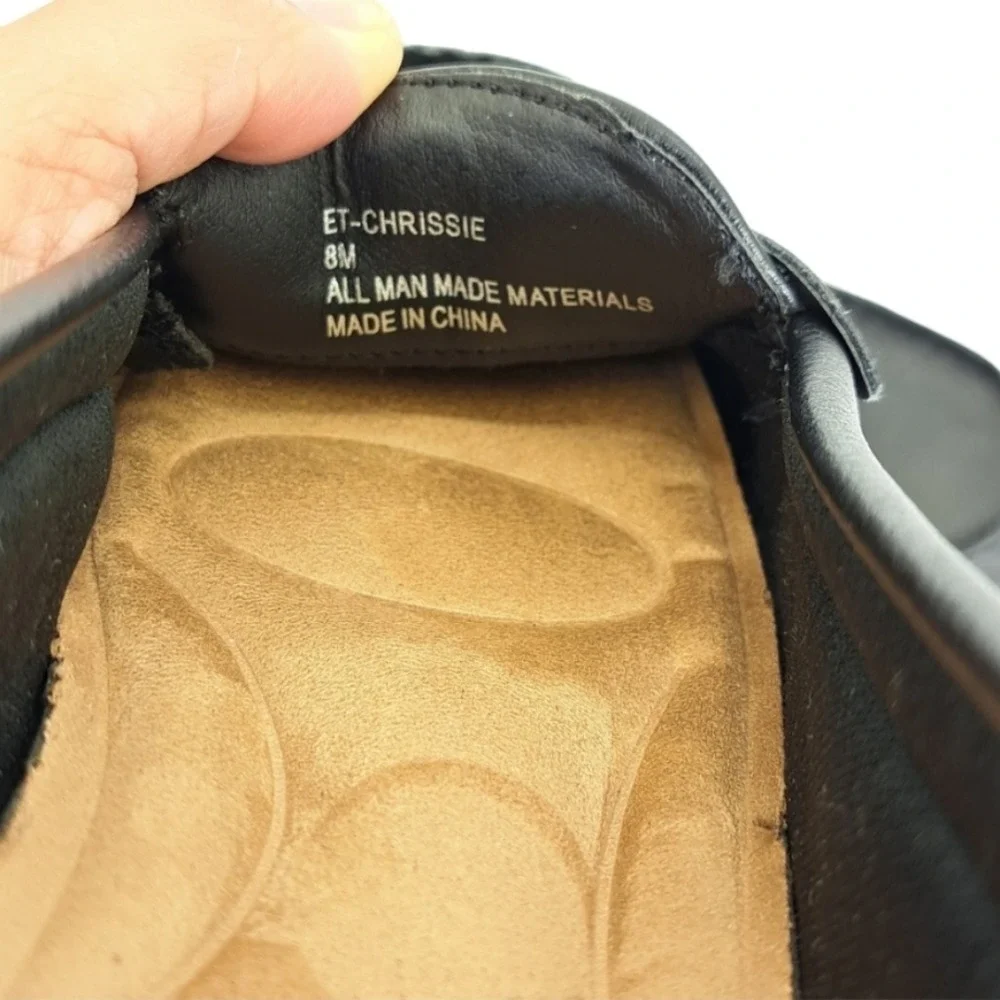 Ellen Tracy Women's‎ Flat Black Shoes 8M