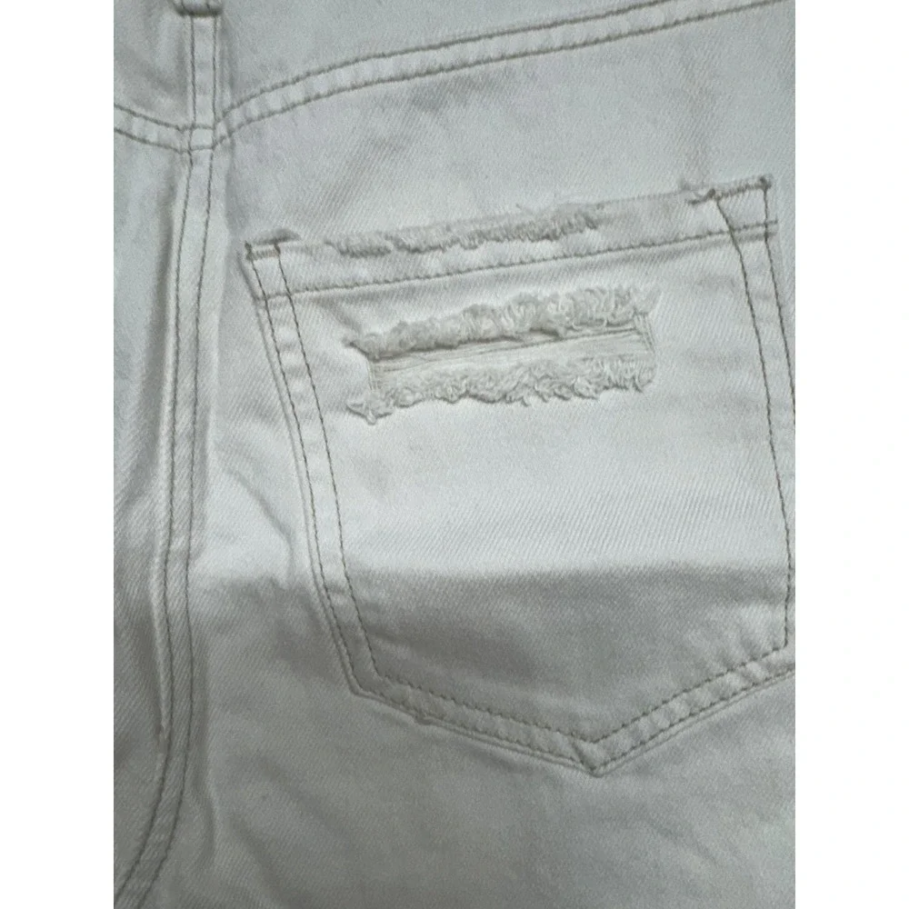 Free People We The Free Brea‎ Cutoff Skirt Deco White Women's Size 25