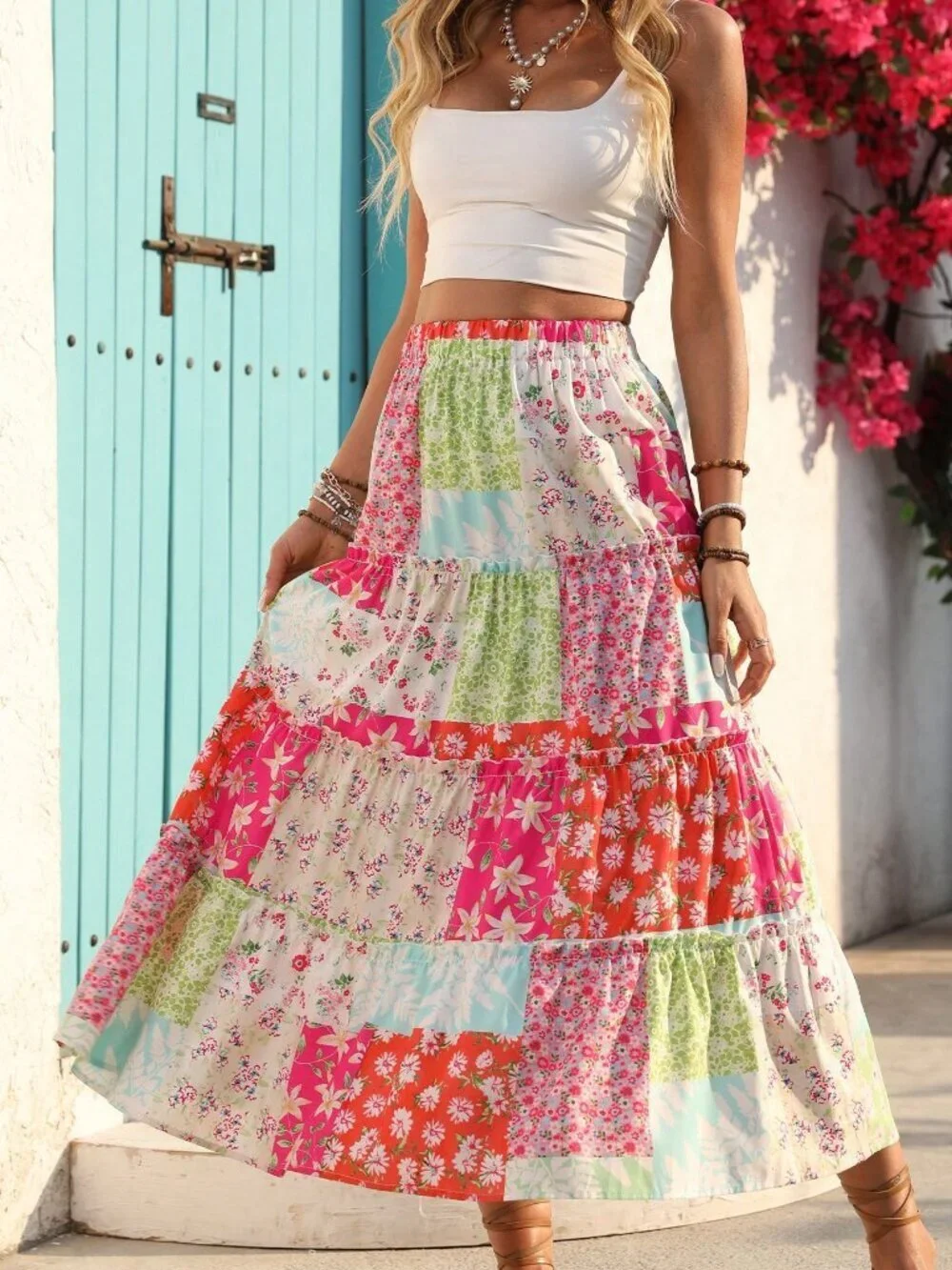 N/A multicolor boho
