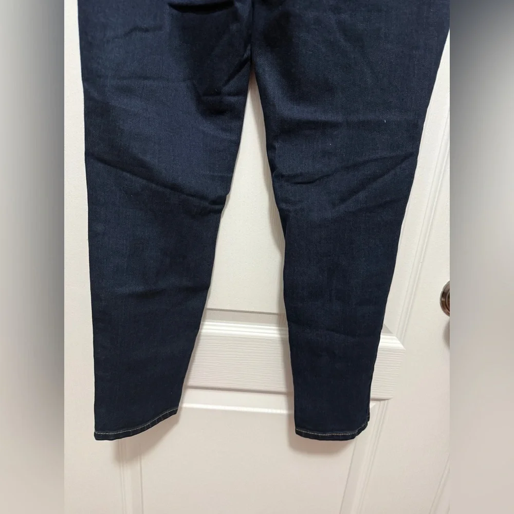 indigo Blue Maternity Skinny Jeans Womens PM Blue Dark Denim Comfort  Full Panel