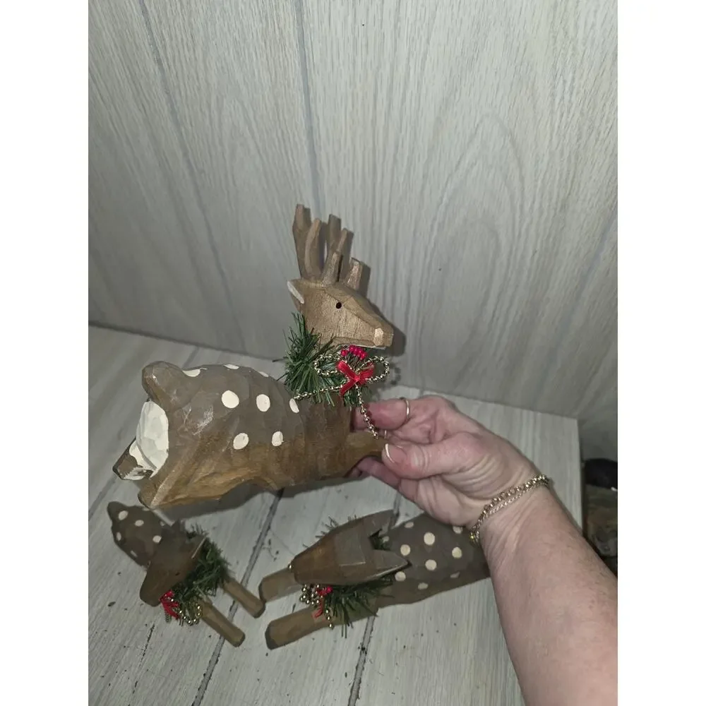 N/A wood deer