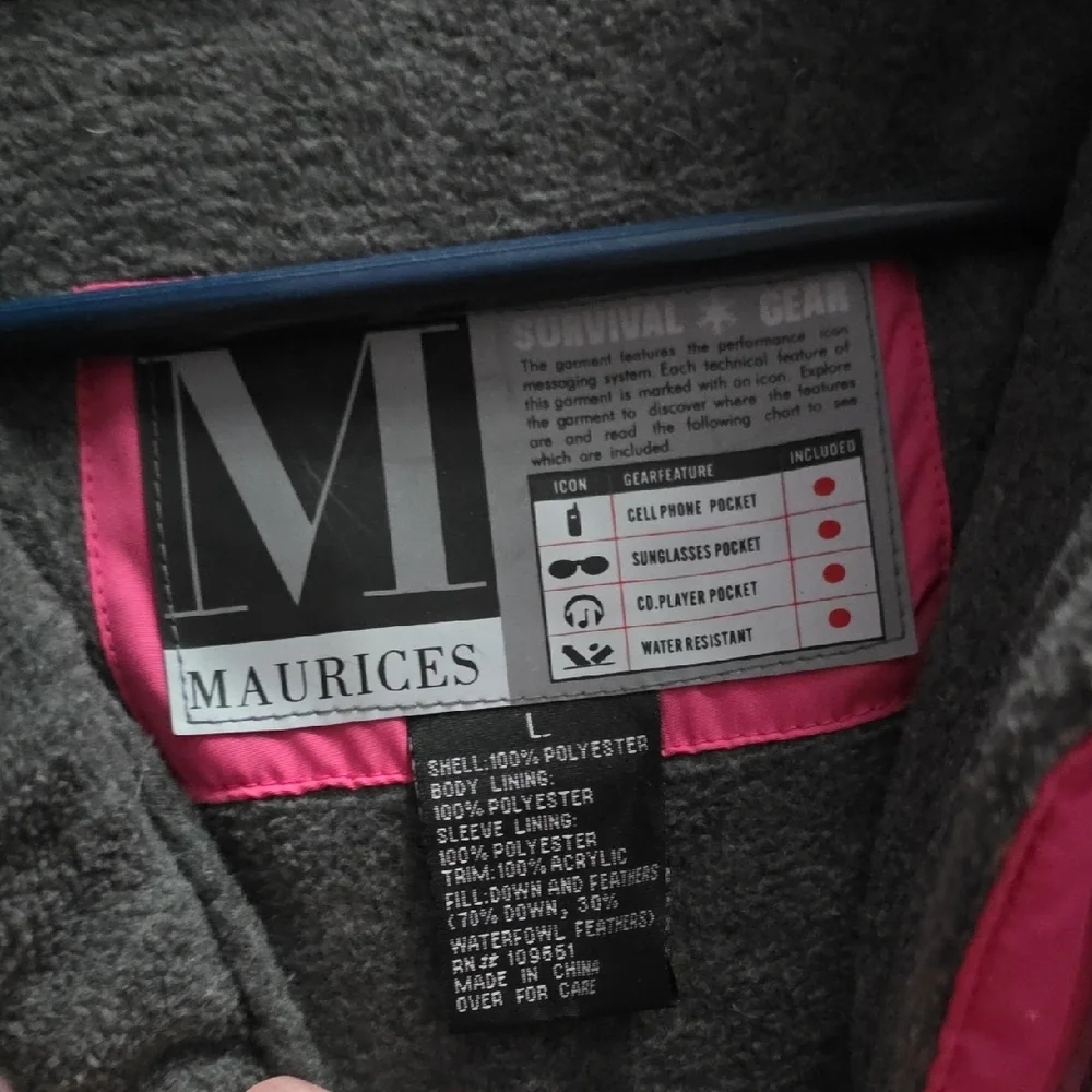 Maurices keep warm