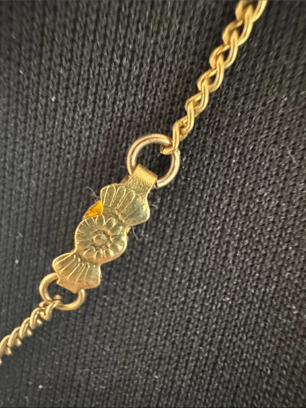 Vintage ornate gold