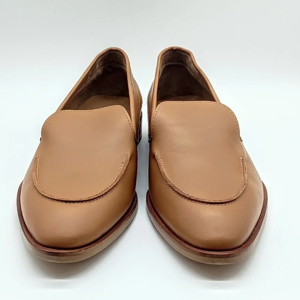 Everlane The Modern Camel Italian Leather Loafers NWT