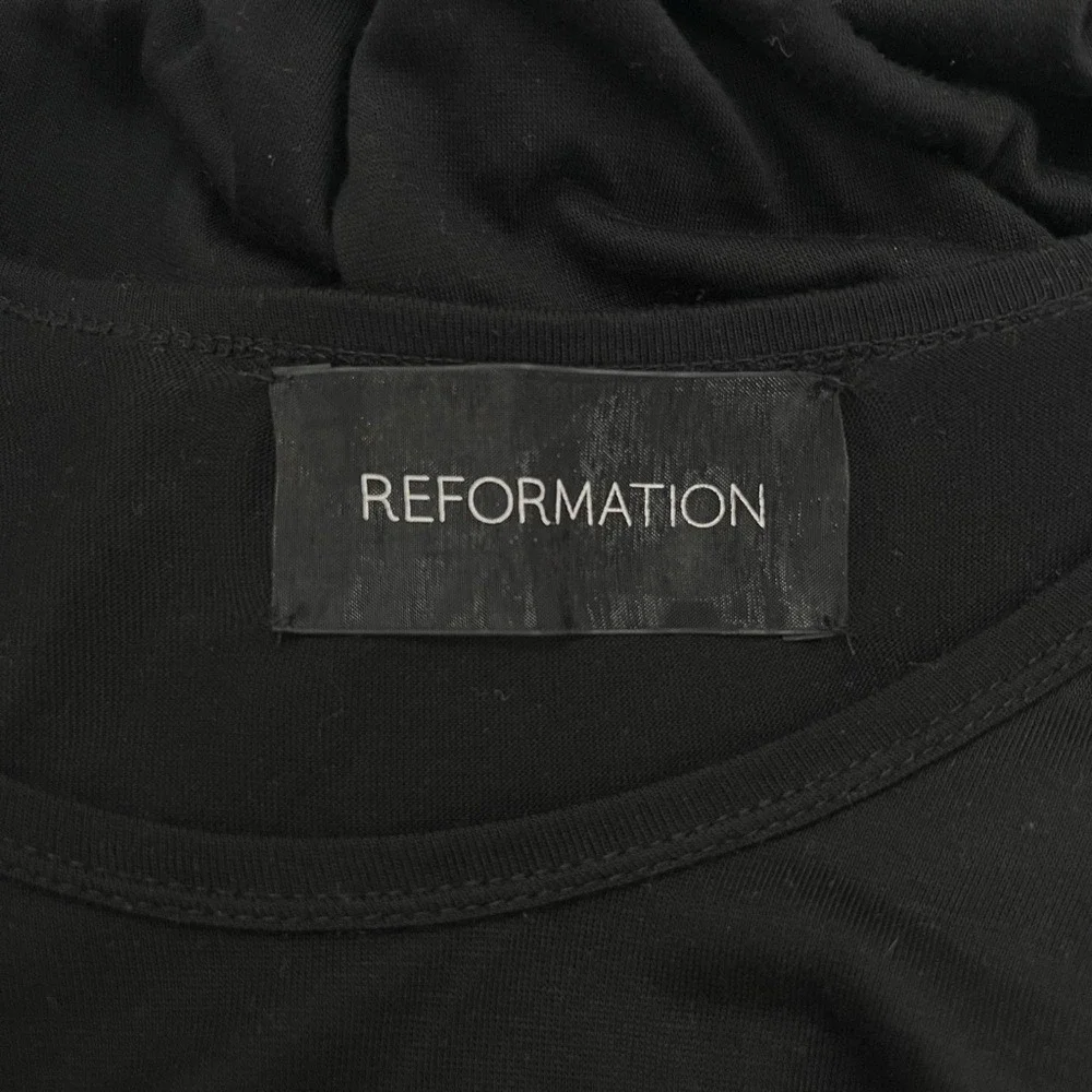Reformation black shirt